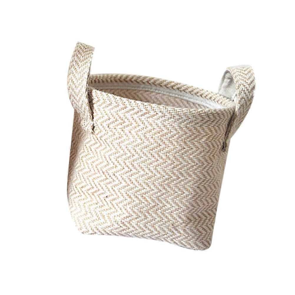 Small Baskets For Organizing Hemp Spinning Material Clothes Storage For Kitchen 1Set