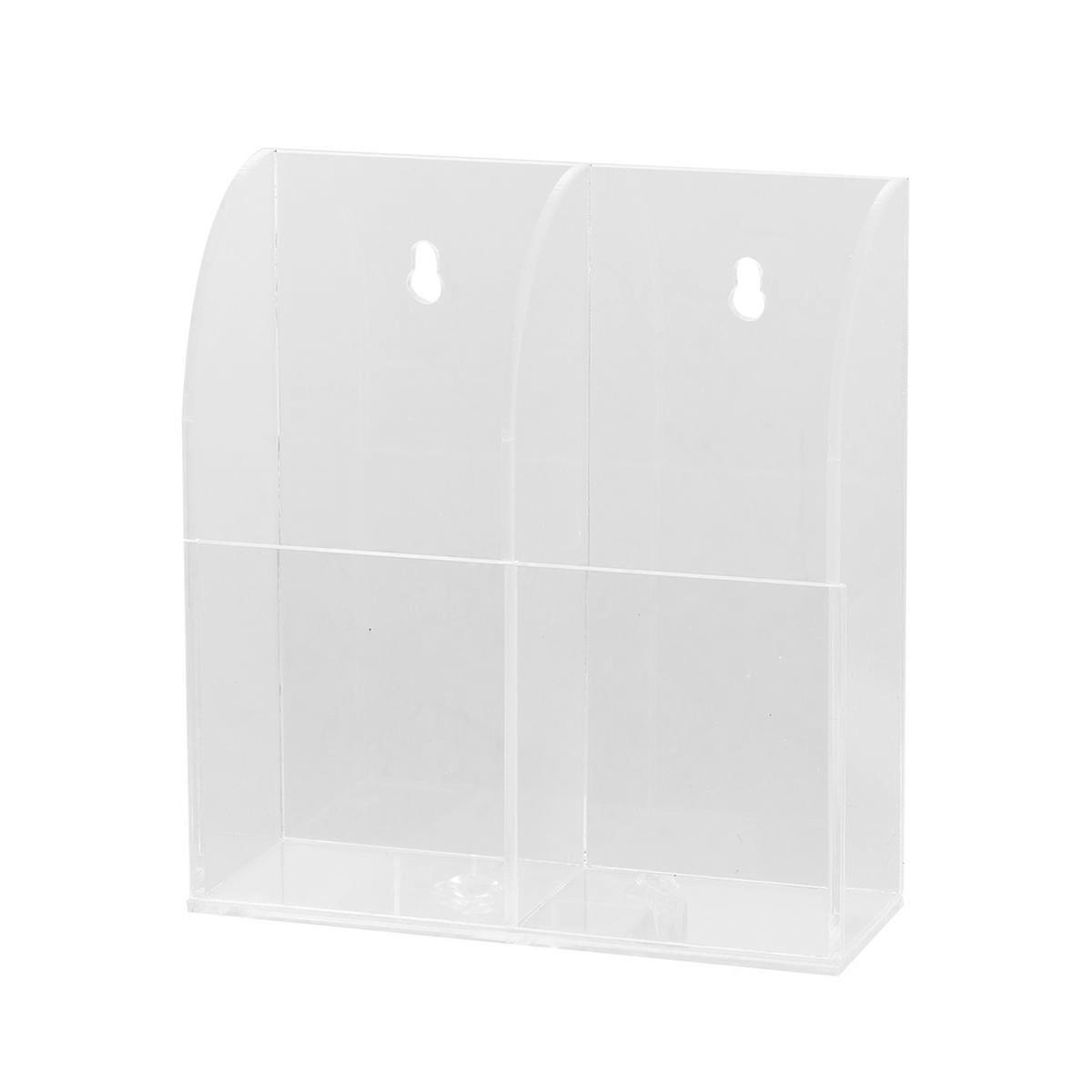 Storage Stand Hanging Storage Box for Holding Items 2Pcs Transparent Acrylic