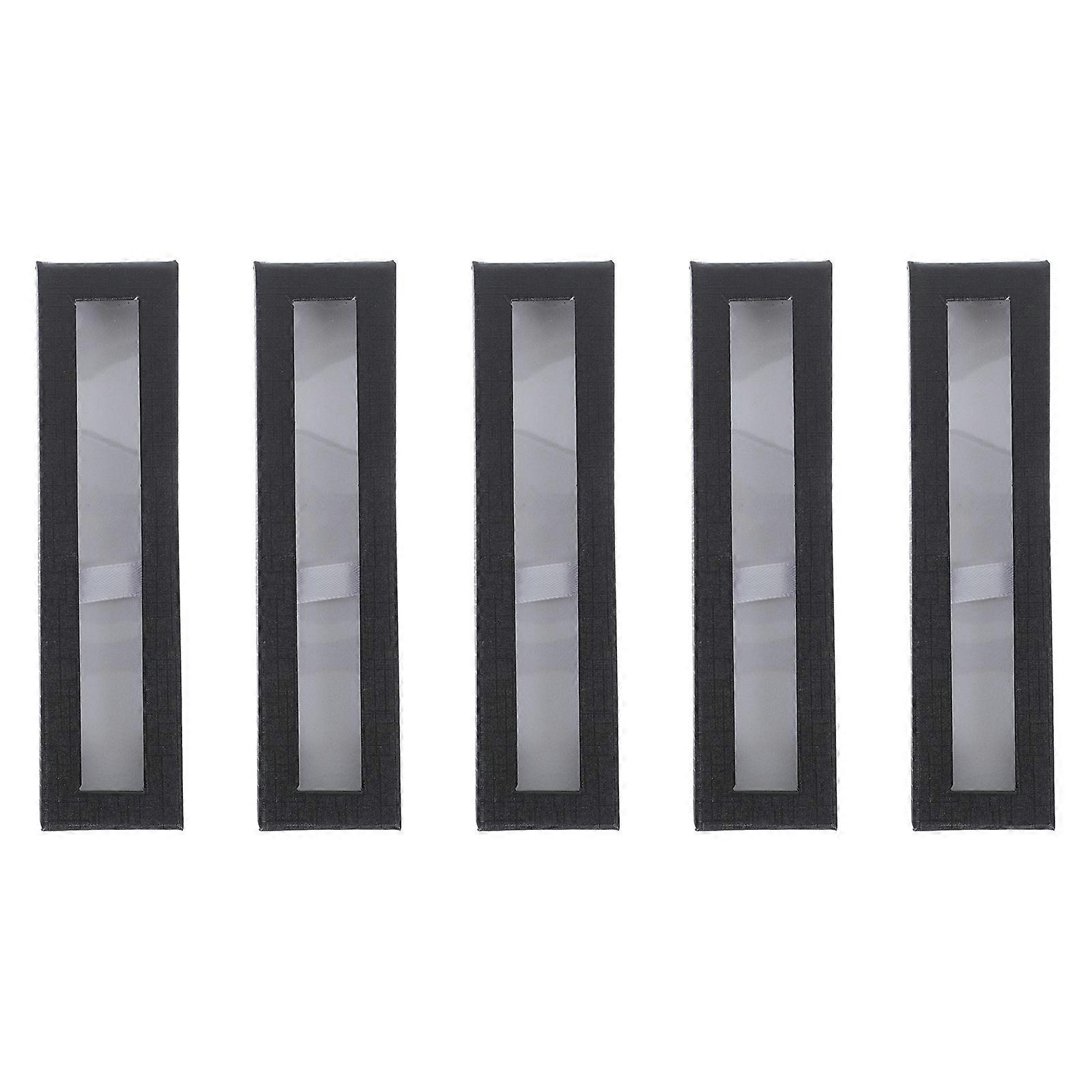 Black Paper Single Pen Storage Box for Storage 35Pcs Item