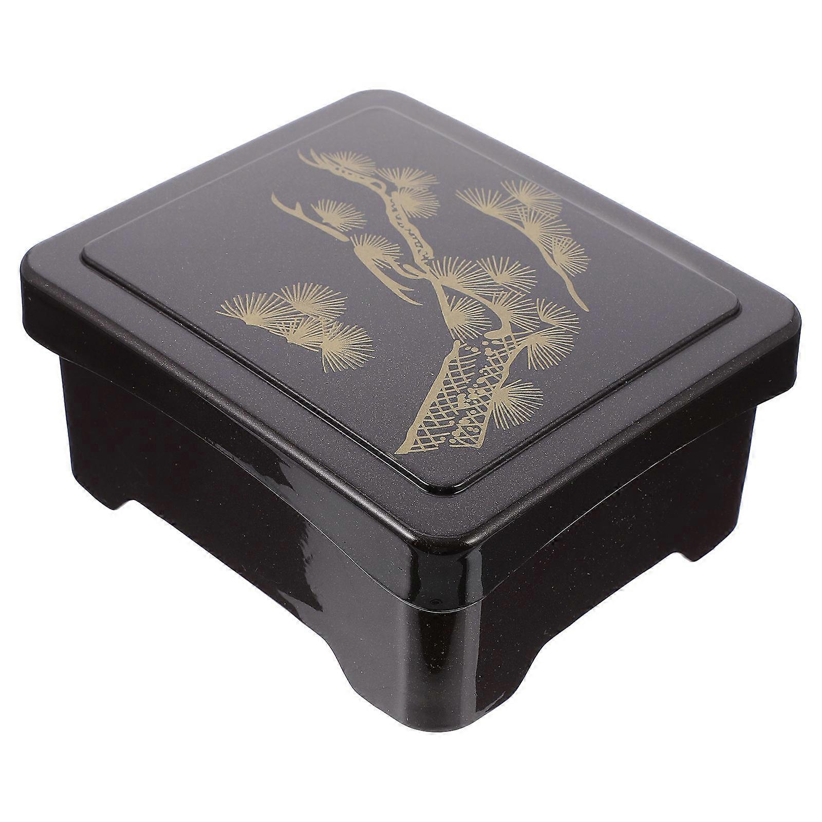 Food Storage 1Pack Portable Sushi Bento Box For Office Picnic Home And School Assorted Color Square Moisture Retention