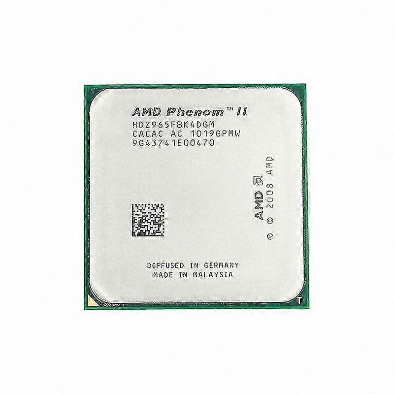 Quad-Core AM3 Processor, 3.40GHz Clock Speed, 6MB Cache, 125W Power Consumption, 4 Threads for Efficient Multitasking