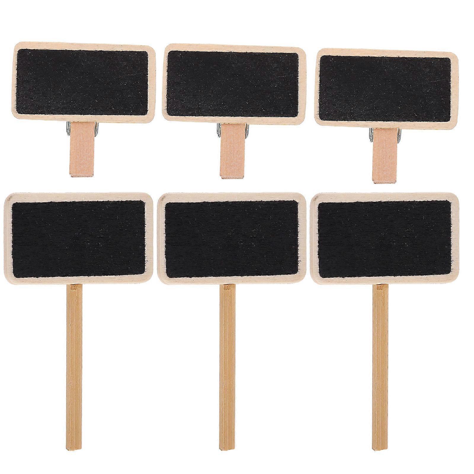 Mini Note Clips Little Blackboard Shape Memo Clips Family Friends Message Board Assorted Color 50Pcs