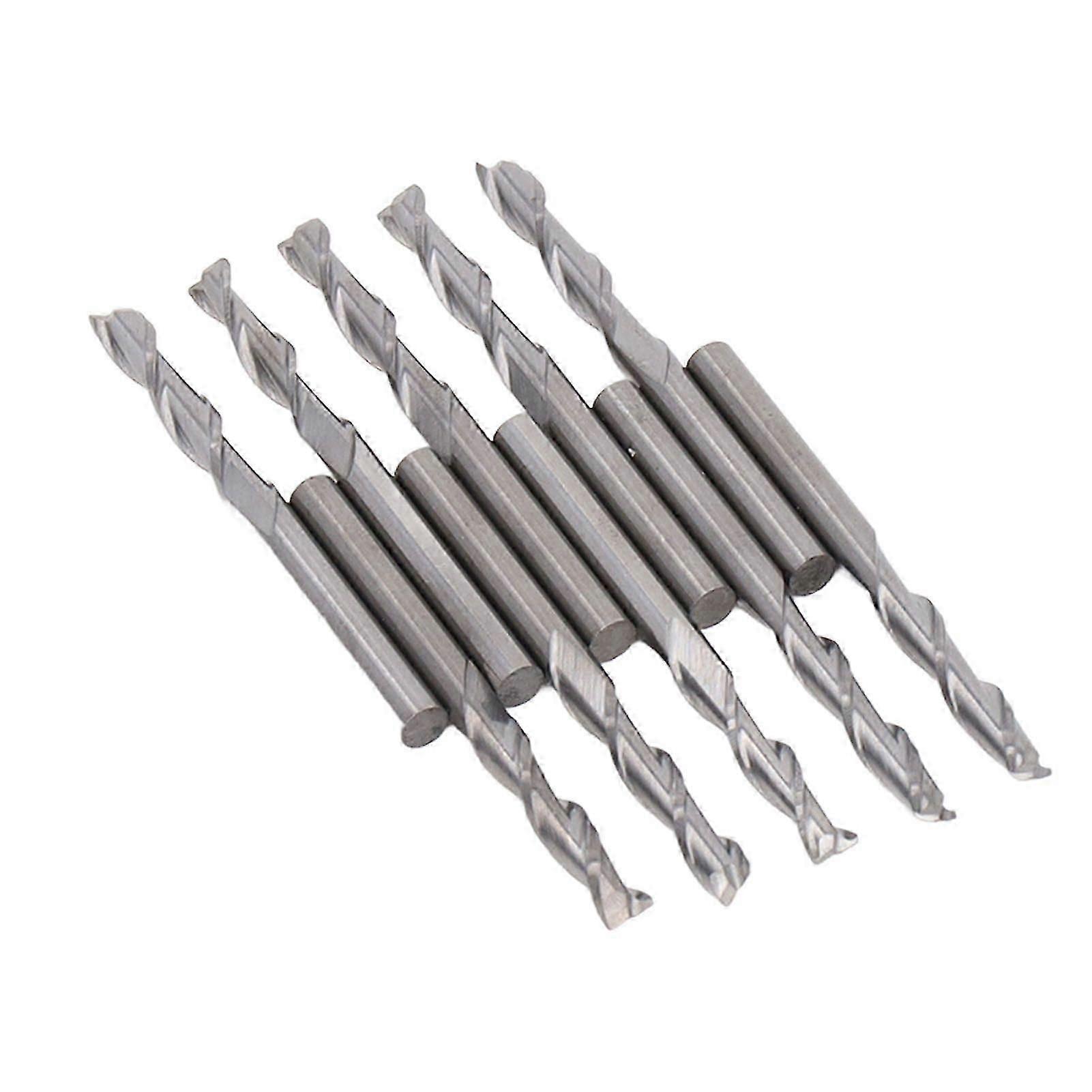 High quality 10-piece 1/8" flat end mill cutter set