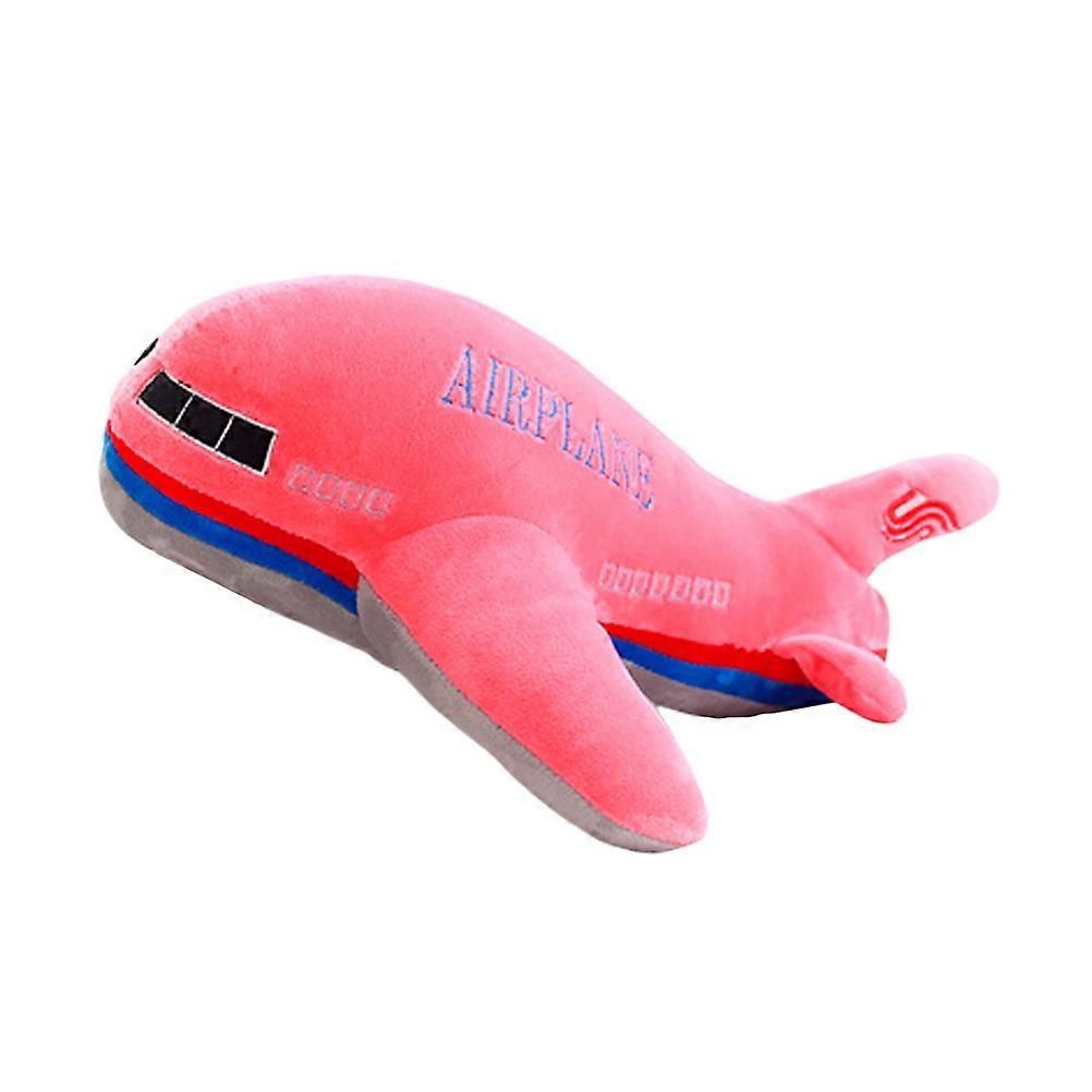 Throw Pillow Airplane Plush Toy for Playing 40cm Cartoon Red Doll