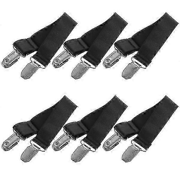 6 قطع أحذية قابلة للتعديل تحديد مقاطع حزام مرونة فراش ورقة السحابات حامل