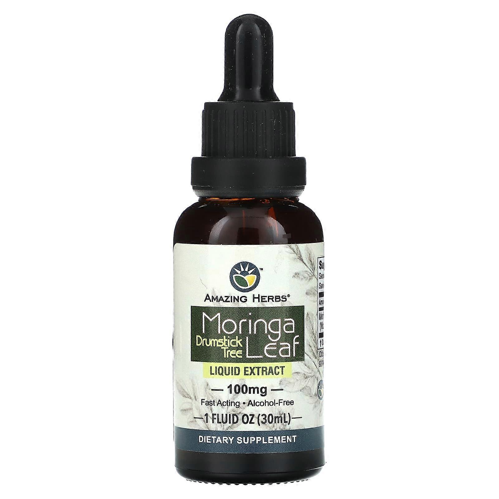 Moringa Leaf Liquid Extract, 1 fl oz (30 ml)