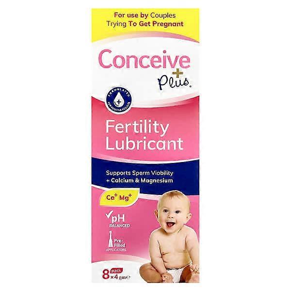 Conceive Plus, Fertility Lubricant, 8 Pack, 4 g Each
