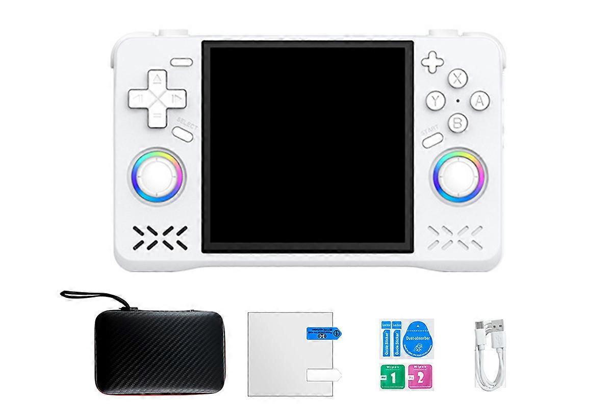 128G Handheld Game Console Portable Retro Game Player with Dual Joysticks -White