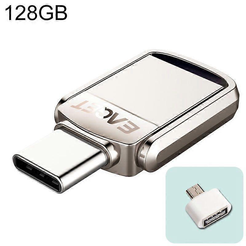128G USB 3.1 + Type-C Interface Metal Twister Flash U Disk