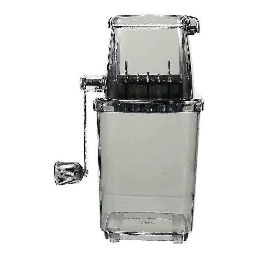 2L Ice Crusher Shaver Portable Hand Crank Ice Maker for Home Use Manual Ice Chips with Durable Construction