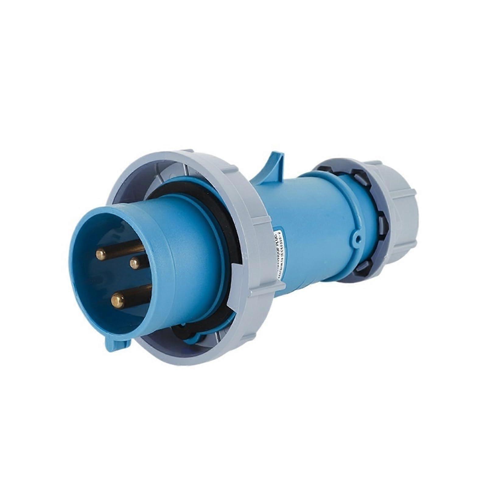 16A 32A Aviation Industry Plug And Socket IP67 Waterproof NonExplosionProof 3Core