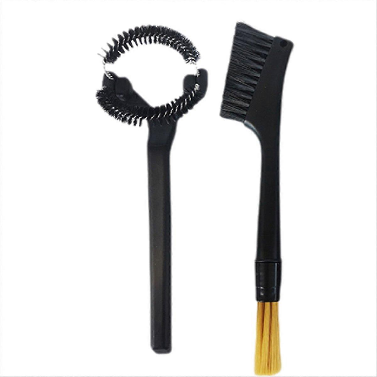 Double-Ended Espresso Brush Arc Brush Set 58mm