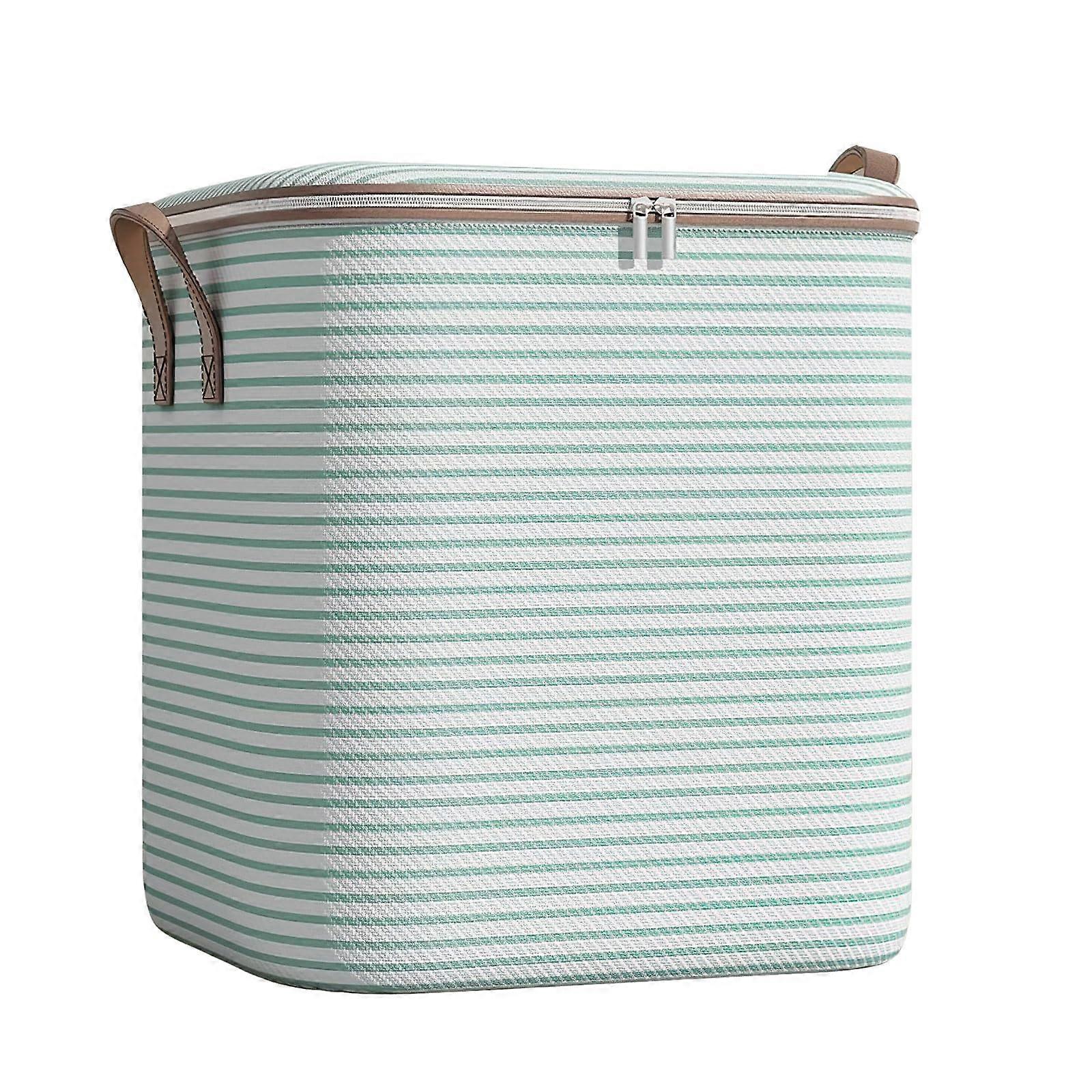 100L Large Storage Bag With Lid And Zippers For Moving Clothes Bedding Duvet Quilt Blankets Totes