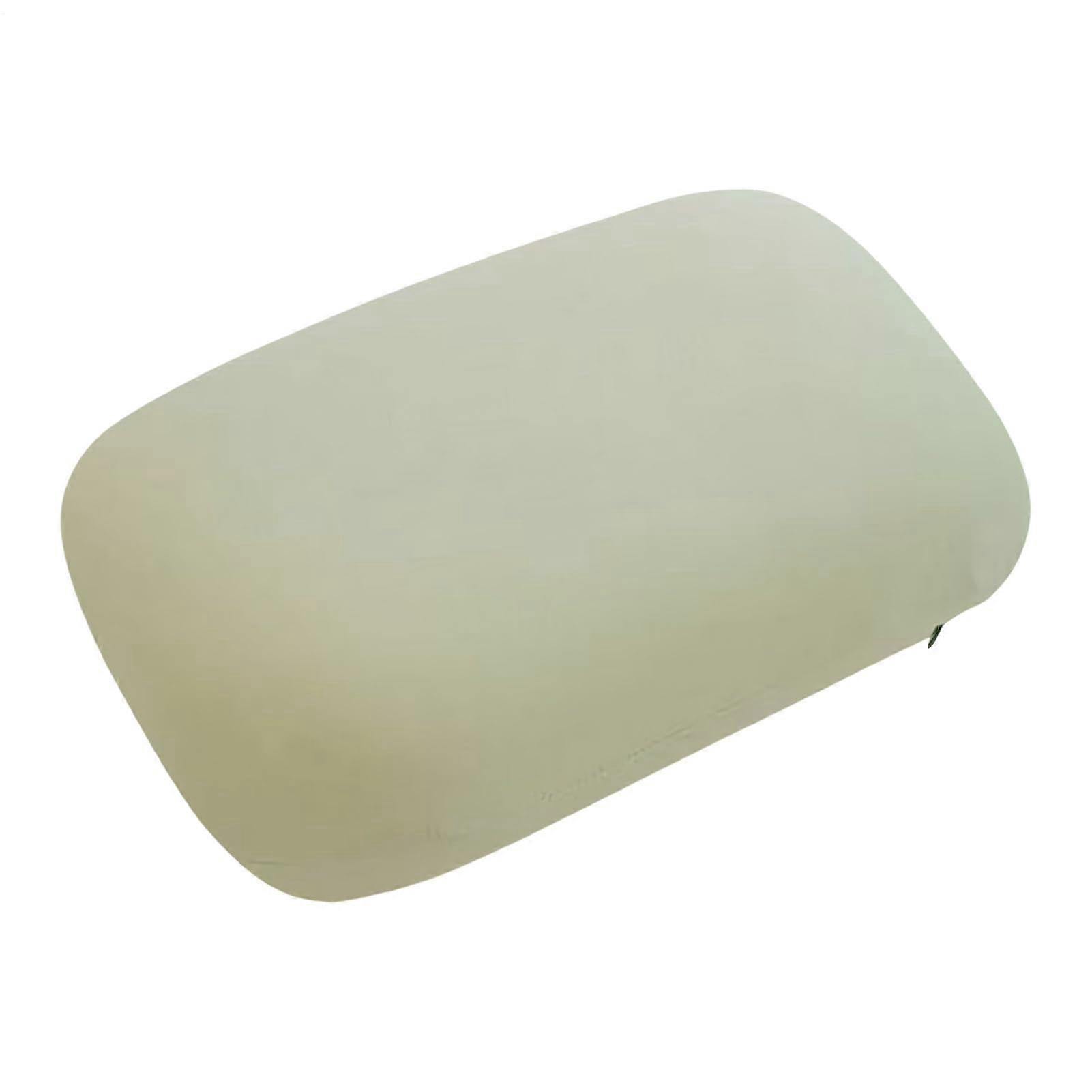 Portable Pillow Memory Foam Travel Pillow Foldable Sleep Support Green Modern Design For Travel Camping Flight Home