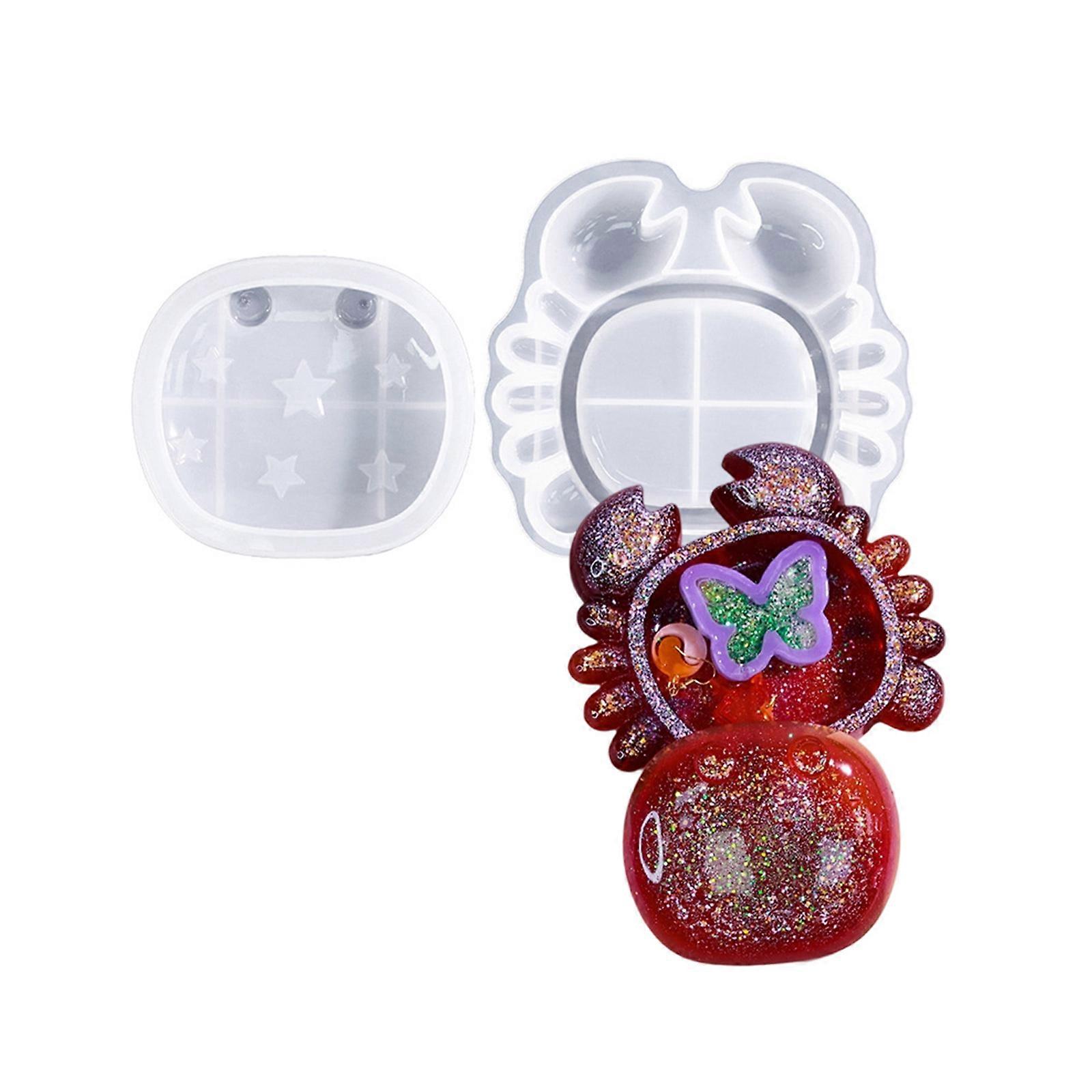 Handicraftsman Elastomer Cast Set Shellback Shrimp Shape For Rosin Casting And Decorative Storage Box Multicolor