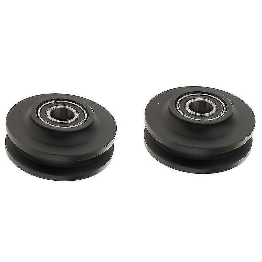 2pc Sliding Barn Door Wheel Closet Hardware Roller Cabinet Window Pulley