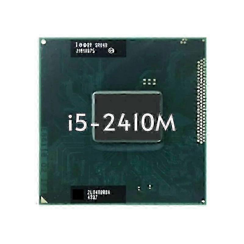 Processor i5-2410M Mobile CPU with 2.3GHz Speed, 2 Cores & 4 Threads, 3MB Cache, 32nm Technology, 35W TDP, Boot Time
