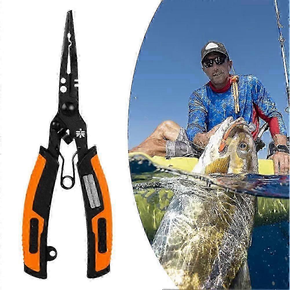 Split-Ring Lure Pliers - Micro-Lure Clamp Fish Control Device for Fishing Enthusiasts