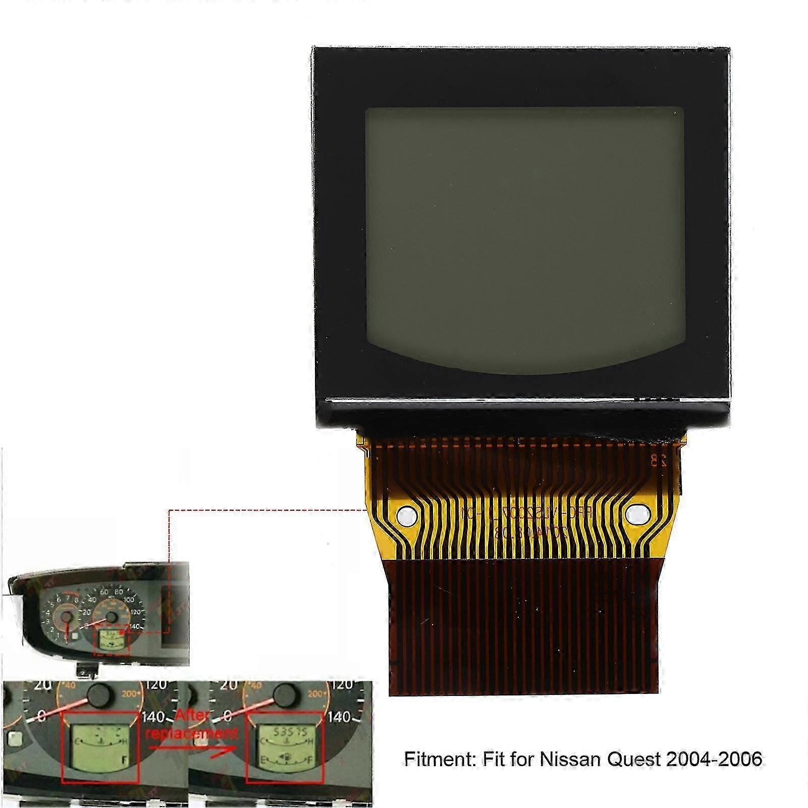 High Contrast LCD Instrument Cluster Dashboard Screen for Nissan Quest 2004-2006