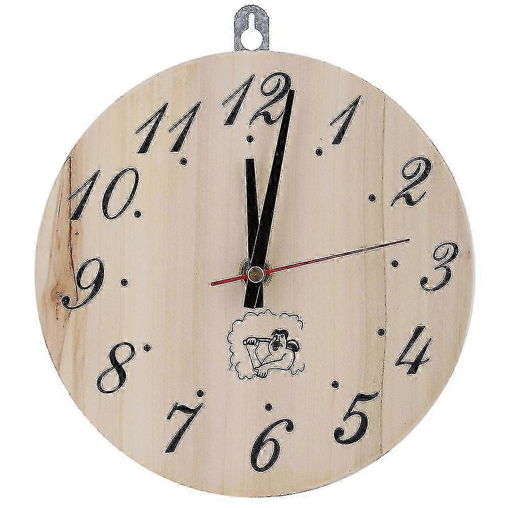 8in Sauna Clock Decorative Timer Clock for Sauna Accessory Sauna Room Home Decor