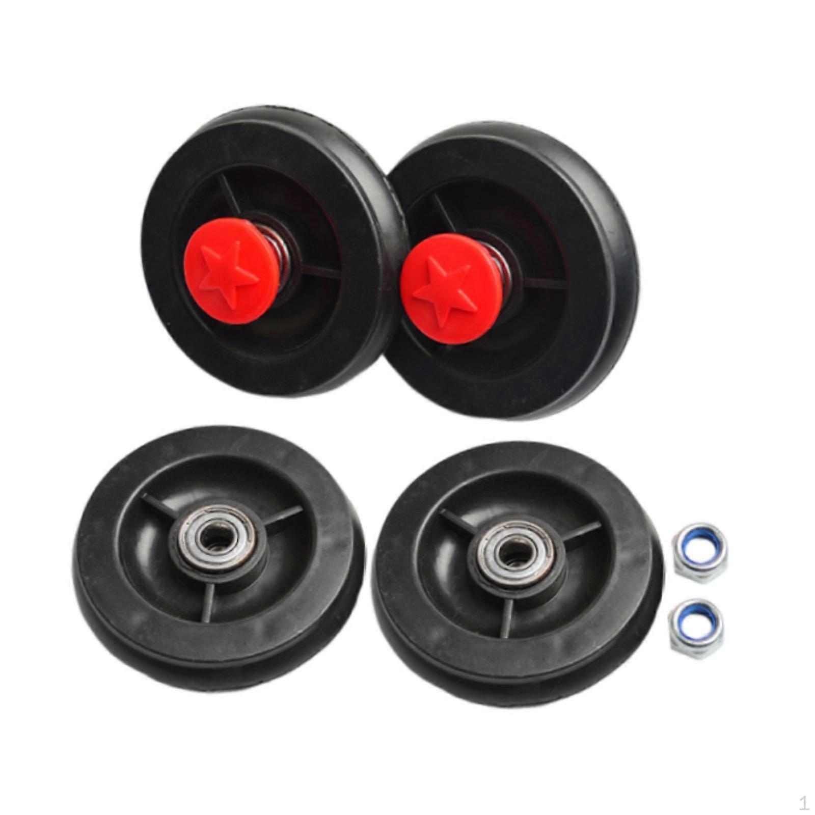 Set of 4 Replacement Wheels for Twist Car Children, Front And