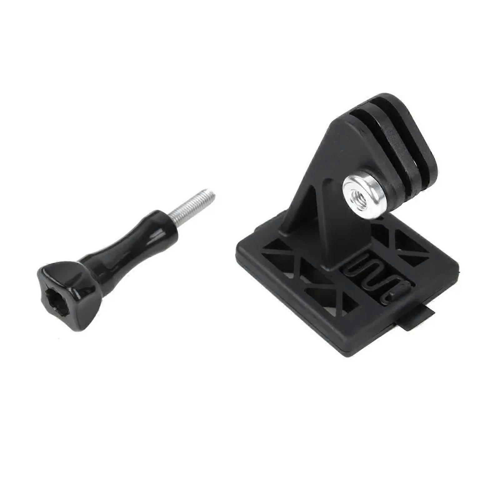 Helmet Mount Adapter For Action Cameras Secure Stable Mounting Durability Design Quick Setups Enhances Viewing Angles Multicolor