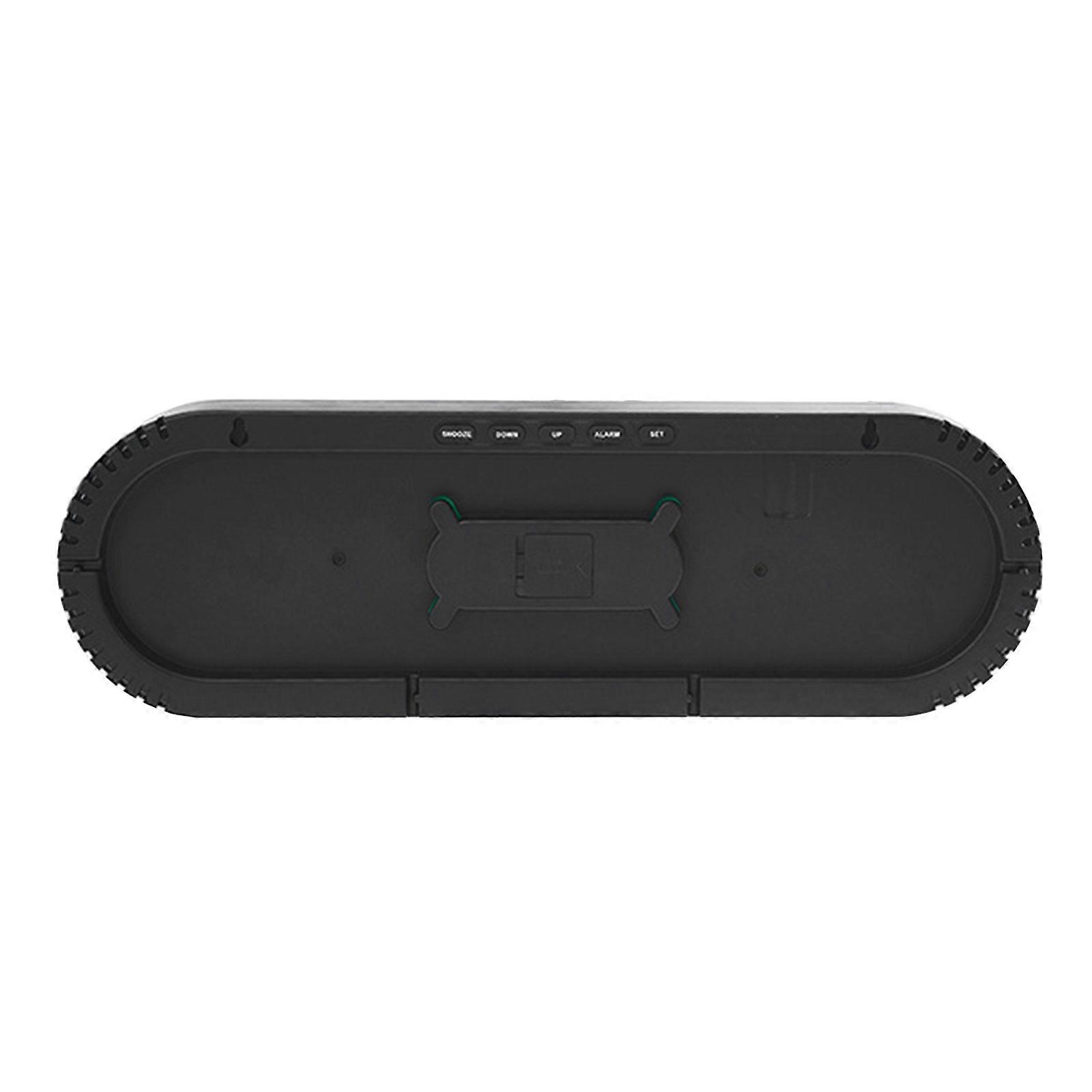 Modern Digital Alarm Clock Quiet LED Digital Alarm Clock with Remotes Control Date Week Temperature Display Daily Use Multicolor