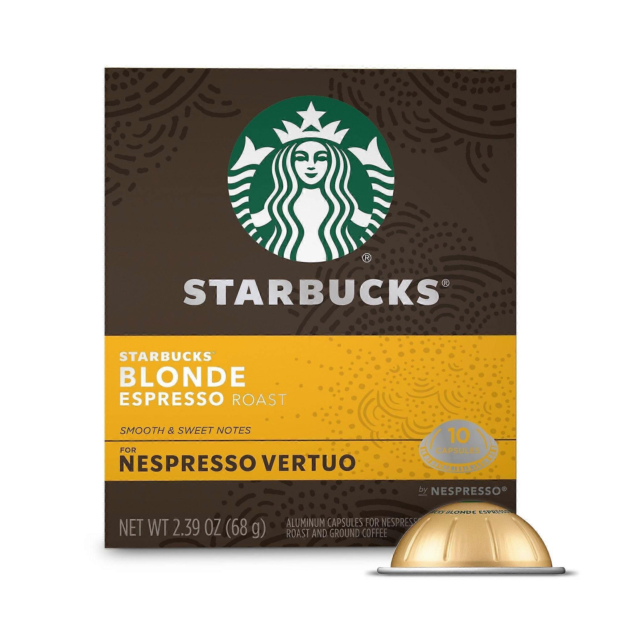 Starbucks Nestpresso 咖啡胶囊，Blonde Espresso Roast，10 片
