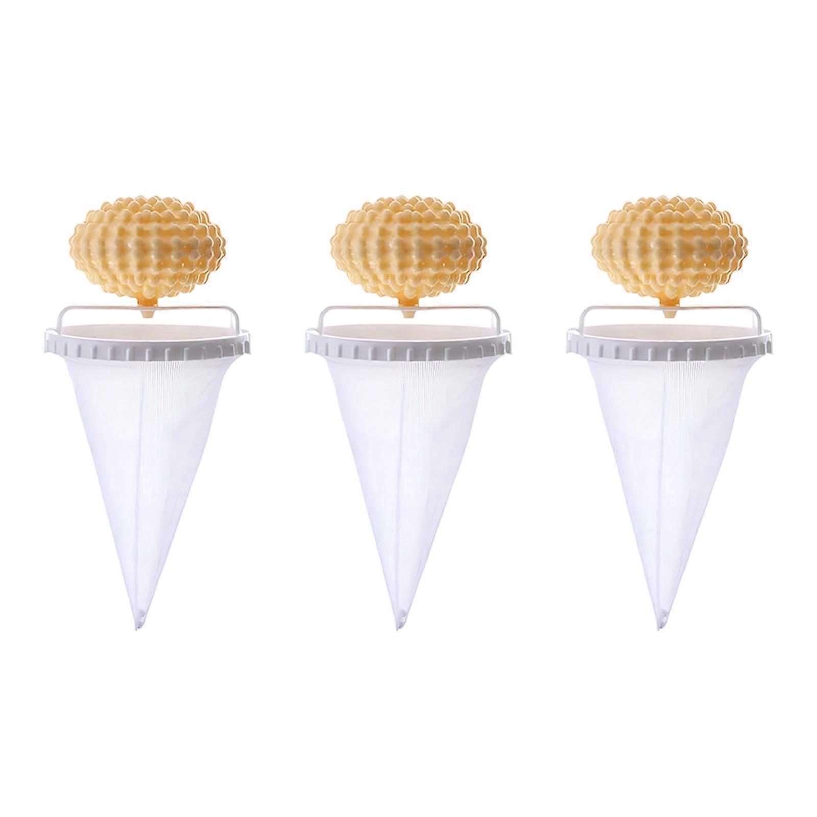 Combined Laundry Filter Ball And Net Bag For Efficient Pet Hair Thread Removal In All Washers  Yellow