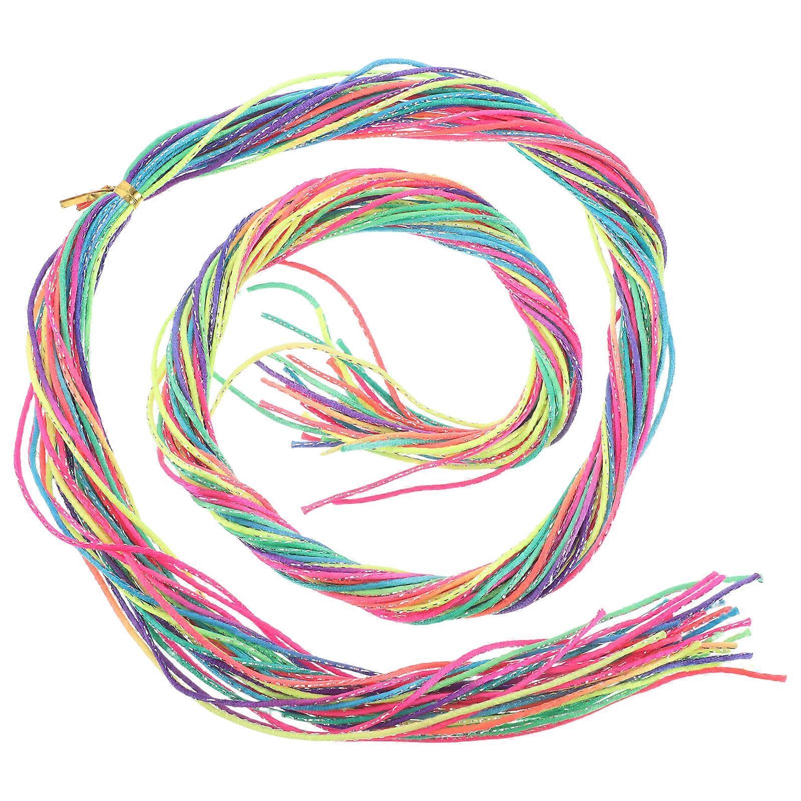 Hair Strings for Braids for Decoration 120Pcs Colorful Multi Color Braiding