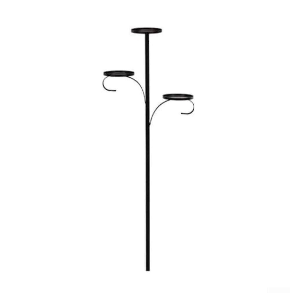 Metal Christmas Tree  Stand Triple Layered Design For Secure Display Of Candles And Ornaments 90cm