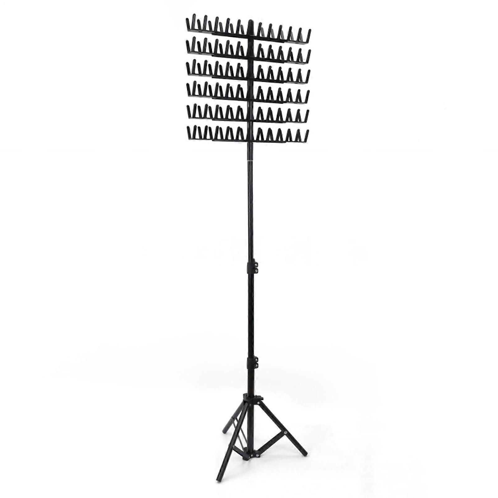 Braiding Hair Rack HeightAdjustable Standing Rack SpaceSaving Stylist Organizer For Salon And Home