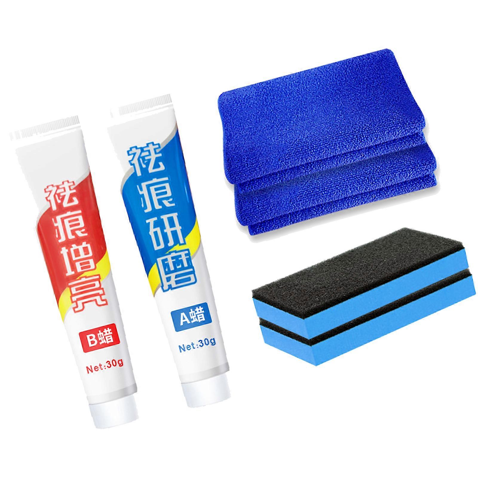 Car Paint Scratch Remover Cream Solution Suitable For Light Scratches Swirls Quick Easy Application Professional Result Multicolor