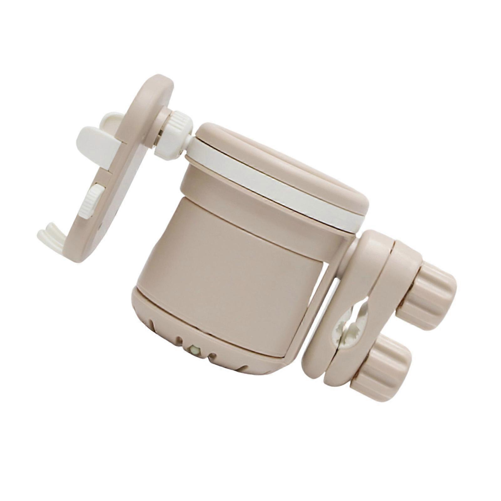 Strollers Rotating Phone Stand Clamp Mount and Strollers Cup Holder Bracket Feature Stable Clip Design Enjoy Stability  Khaki