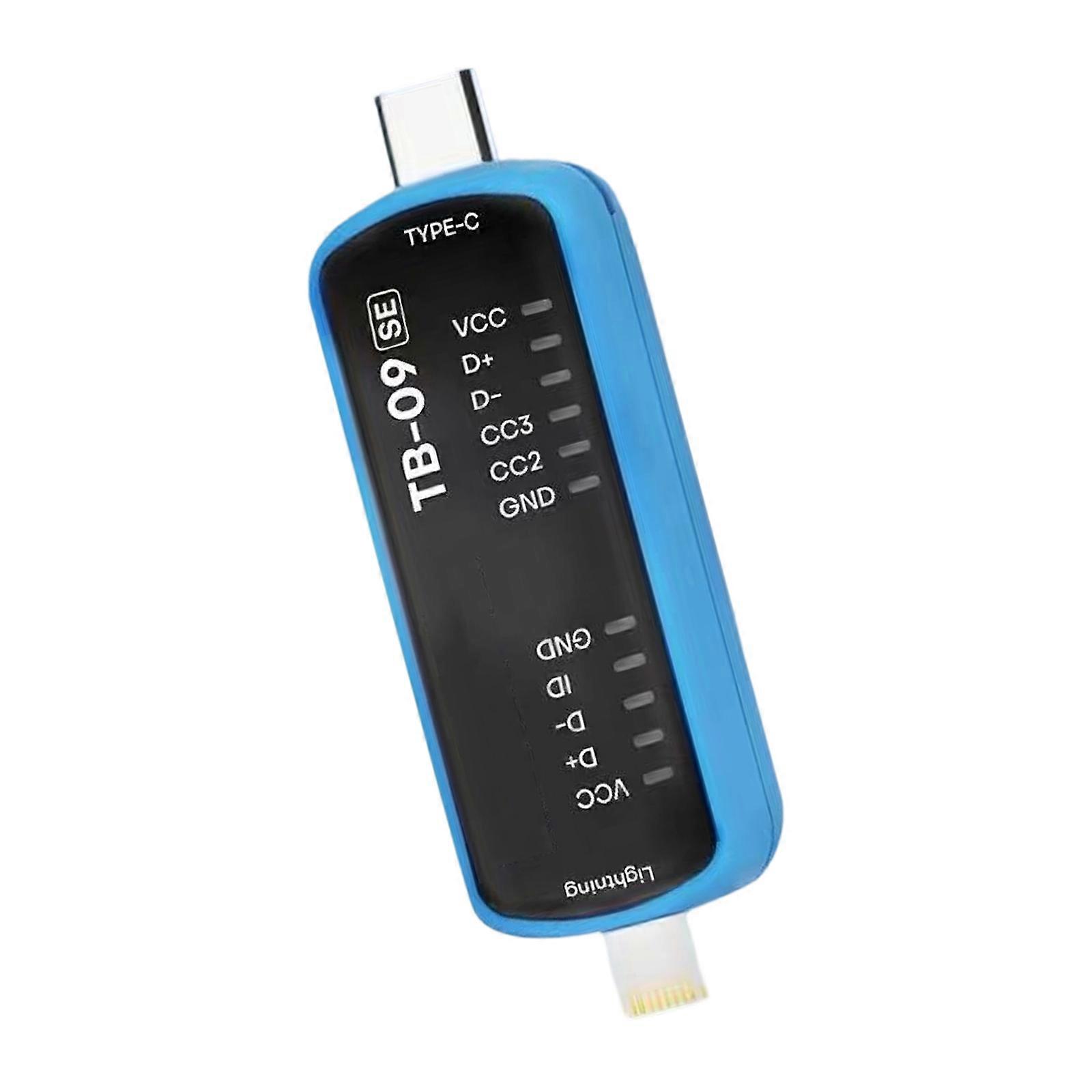 Charging Port Tester Identifies Contact Issue And Pin Damage Compatible for Multiple Devices LED Signals Alerts Multicolor