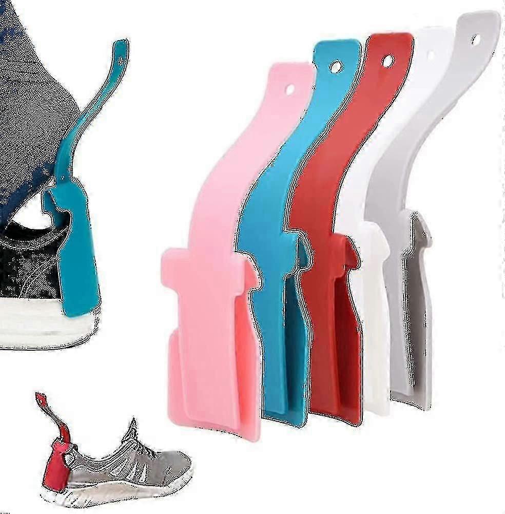 Lazy Shoe Helper Portable Shoe Lifting Helper Handled Plastic Shoehorn For Men (ruipei)