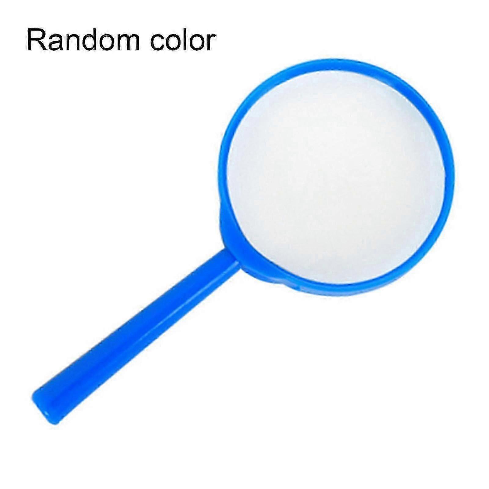 3X Magnifying Glass Portable Durable Multi-color Children Acrylic Hand-held Magnifier for Reading JIKAIX