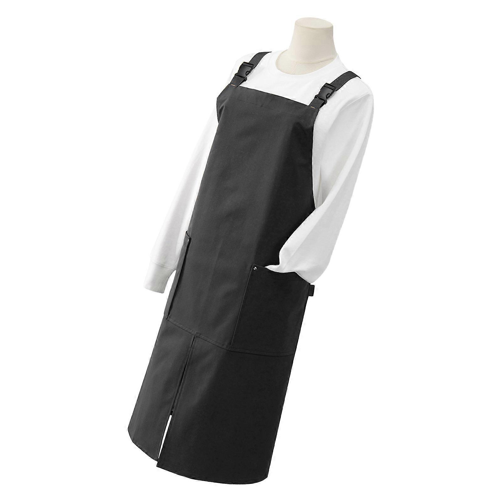 Canvas Service Apron with Adjust Features for Hospitality Worker Home and Restaurant Use Multicolor