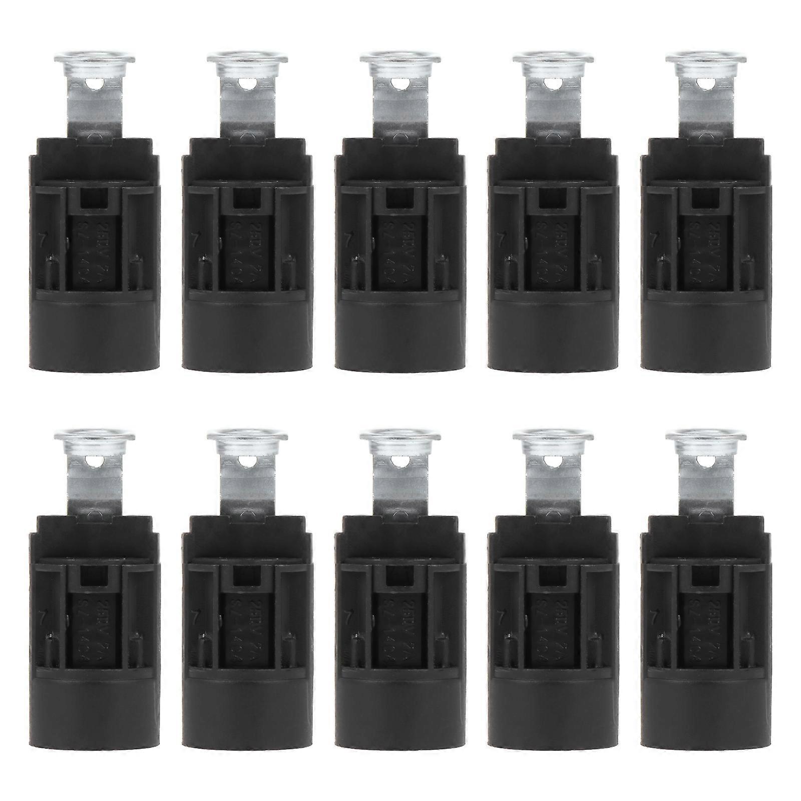 10pcs E14 Bracket Lamp Holder LED E14 Candle Light Base Crystal Lampholder