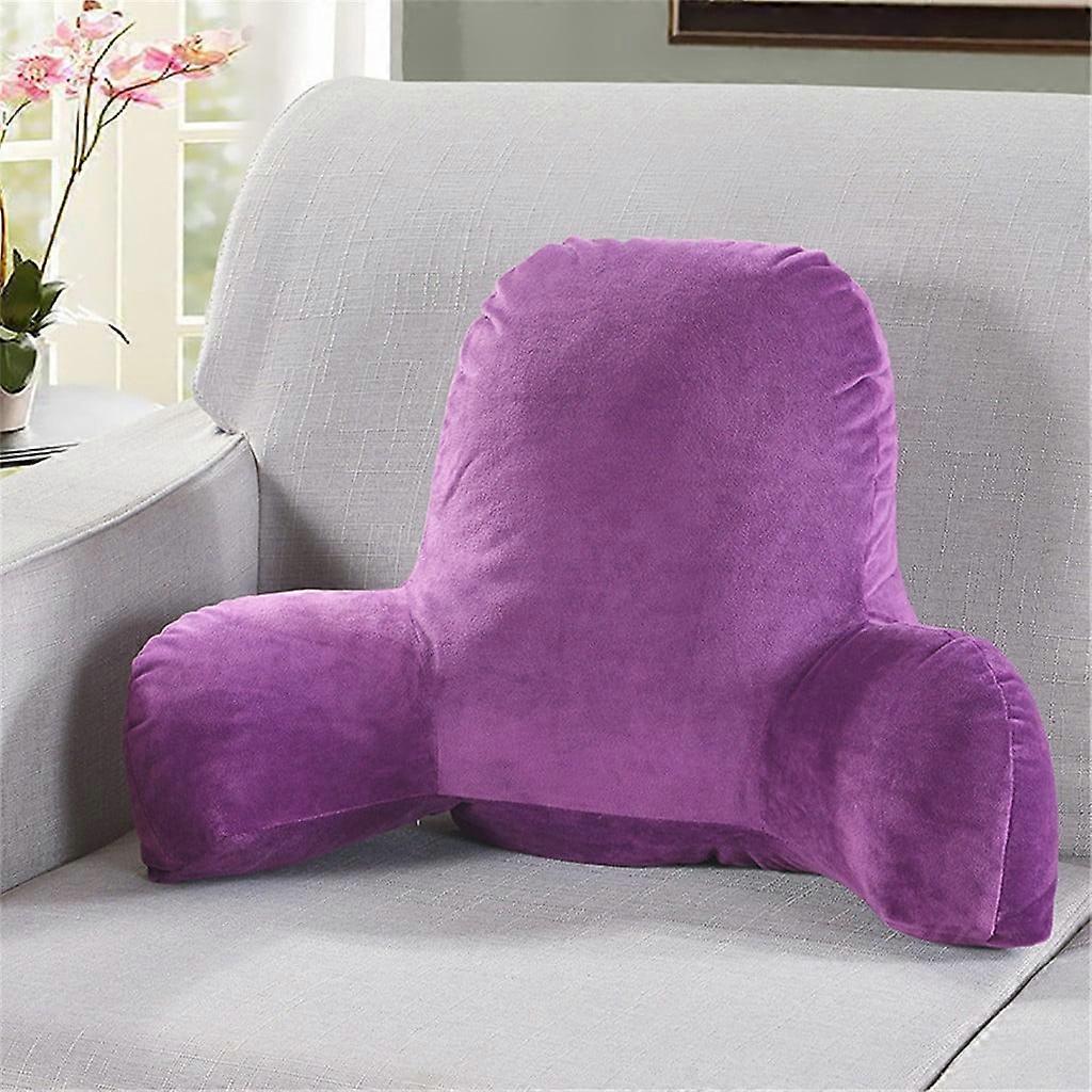Kayannuo Clearance Plush Big Backrest Reading Rest Pillow Lumbar Support Chair Cushion with Arms