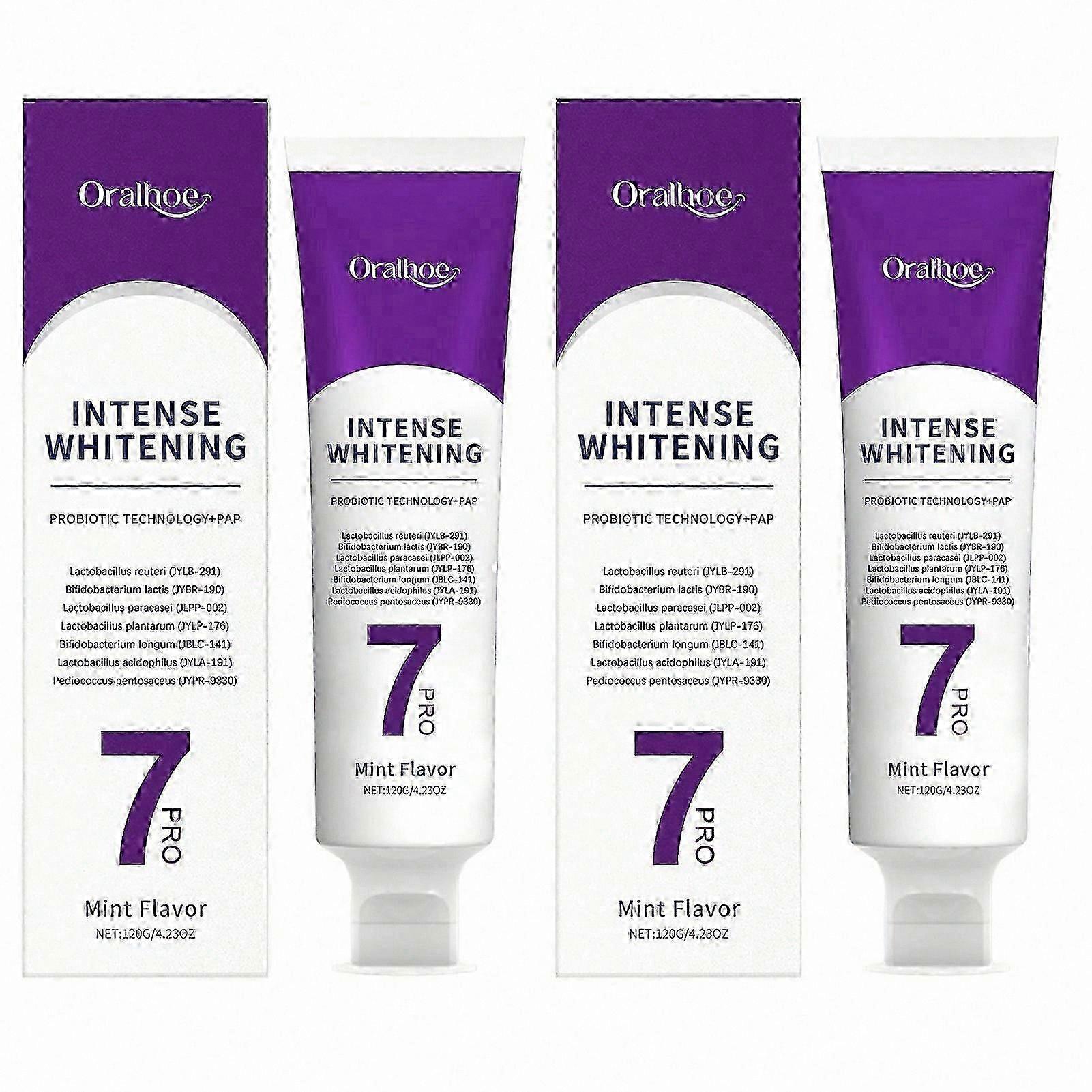 Whitening Toothpaste with Probiotics for Deep Cleaning and Intense Brightening