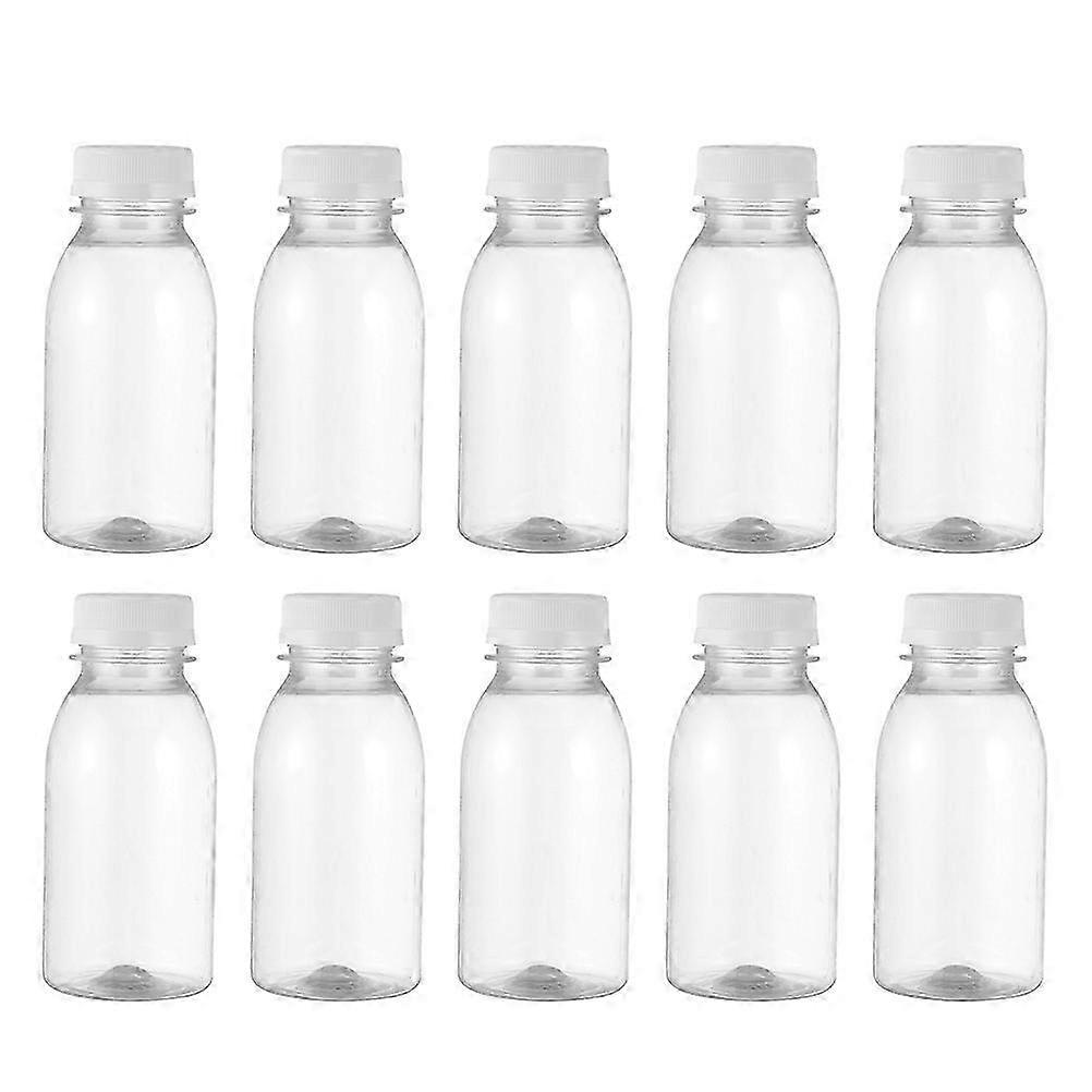 15 Pcs Glass Containers Beverage Bottles Smoothie Jars Empty Water Bottles Disposable Drink Container