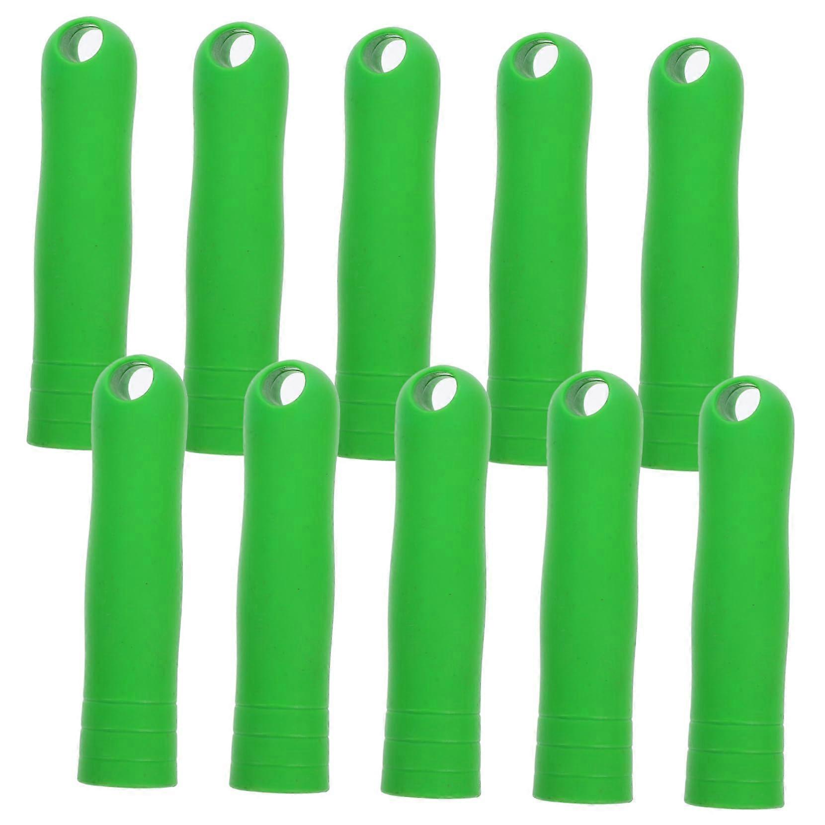 10pcs Plastic Threaded Mop End Caps Connectors for Easy Handle Replacement Home Commercial Use
