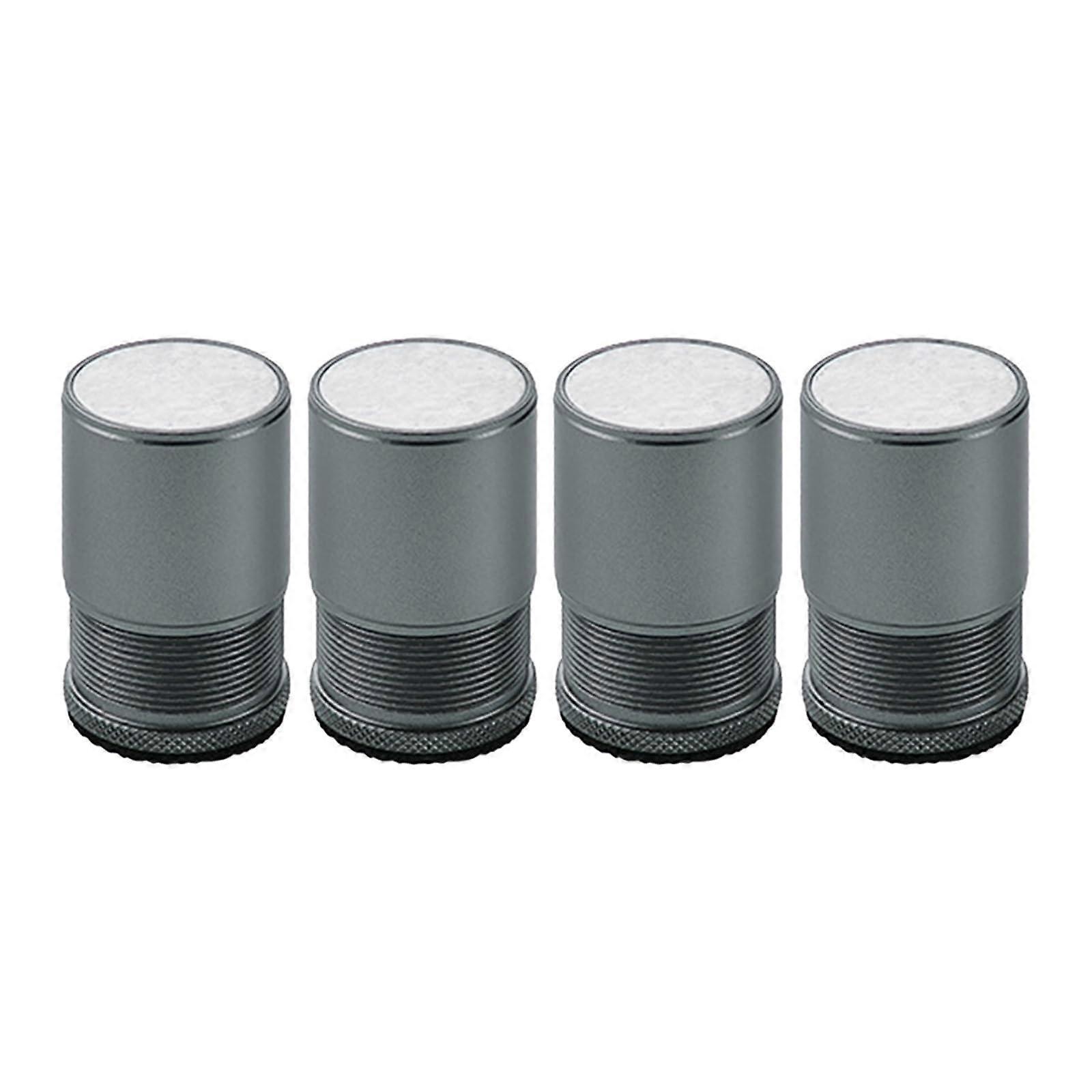 Furniture Risers 4Piece Adjustable Height Riser Set for Beds, Grey, 0.77.9 cm, Noise Reduction Technology
