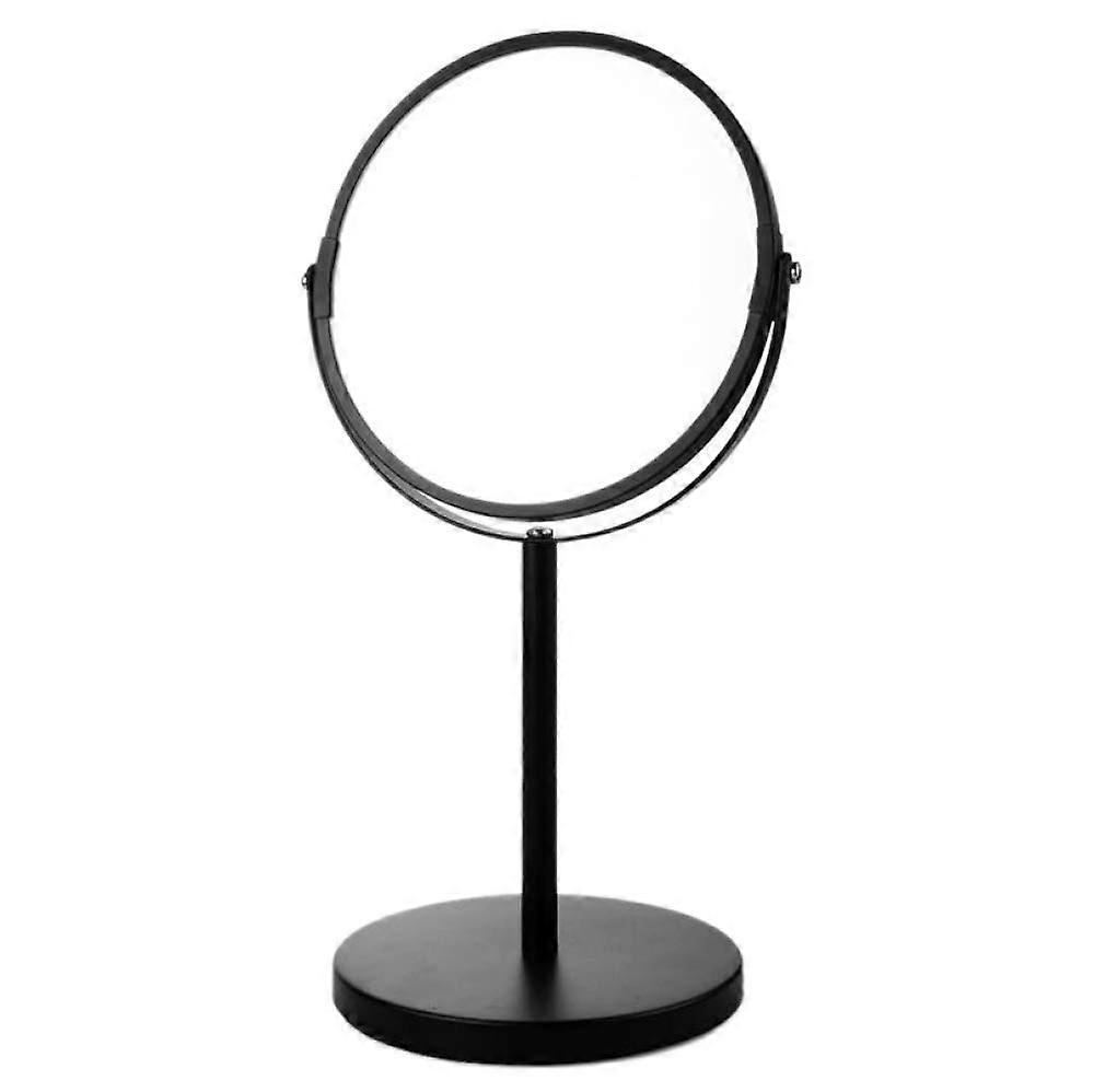 Makeup Vanity Mirror with 3X Magnification, DoubleSided 360 Swivel  Standing Black Tabletop