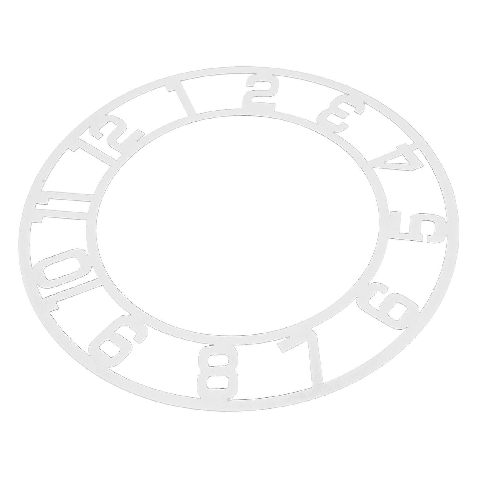 Silver Acrylic Mirror Clock Mirror Clock for Decoration Wall Sticker