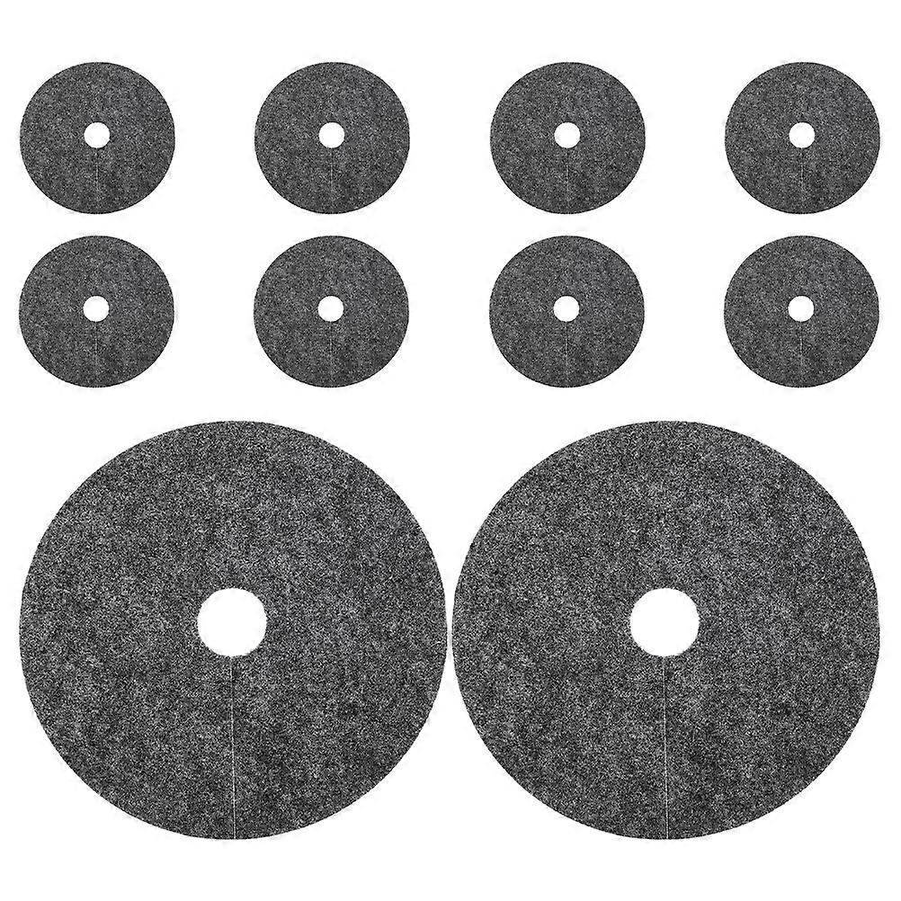 Tree Mulch Ring Non Woven Landscape Mat for Tree Root Protection 10Pcs