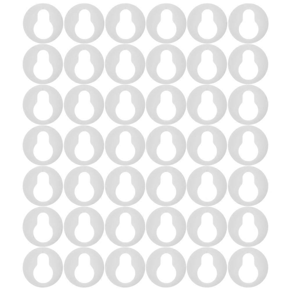 Picture Frame Keyhole Hangers for Mount 240Pcs White Plastic
