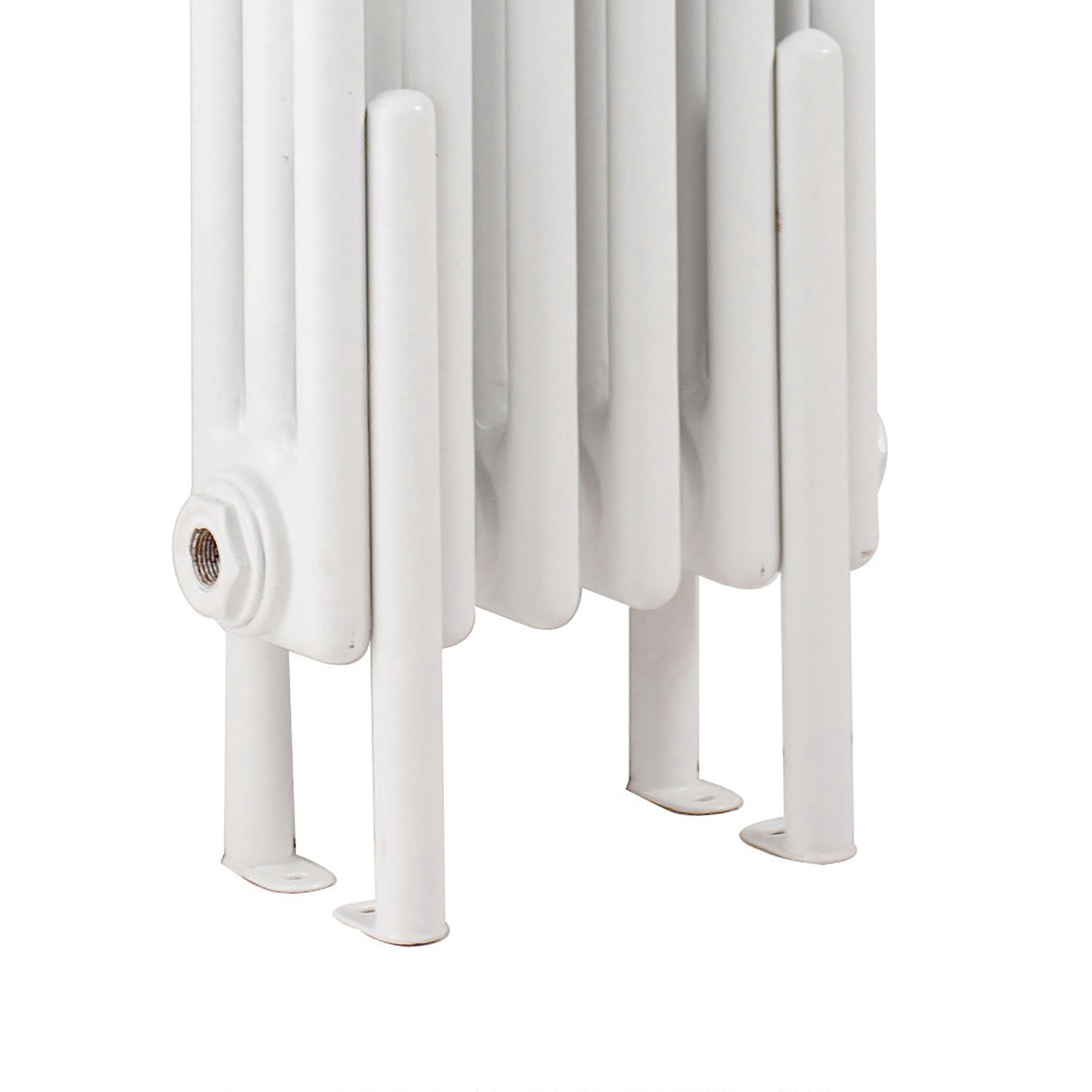 Floor Mounted Legs, High Gloss White