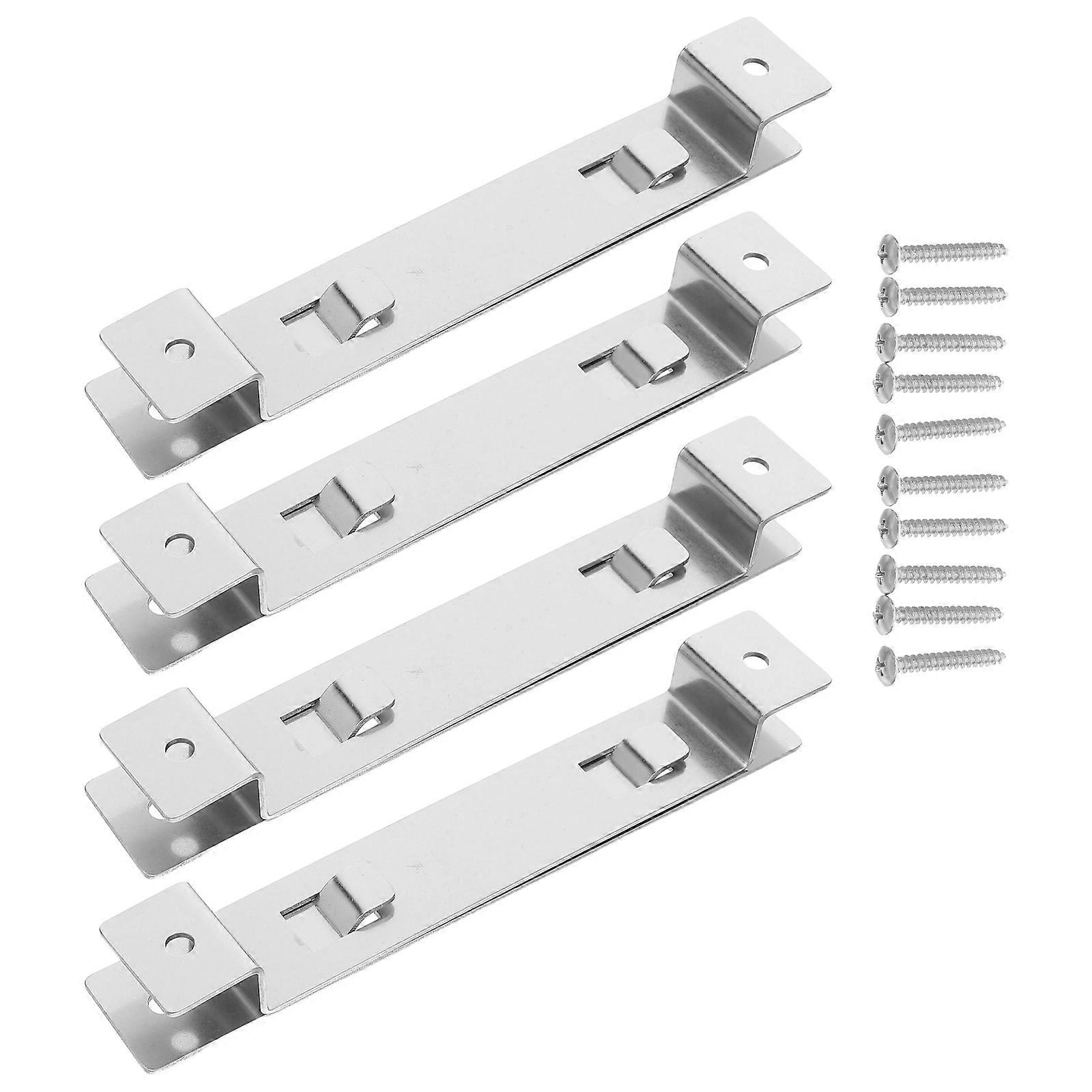 Outdoor Birdhouse Hanging Bracket for Secure Mounting 4Sets